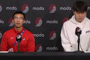 林书豪：我会打游戏缓解压力 杨瀚森：我也是 强迫我的翻译一起打