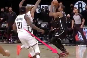 如果21年杜兰特没有踩线？篮网夺冠 哈登留队 湖人得欧文失东契奇