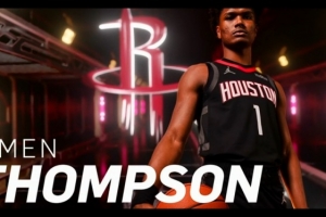 无视补防！阿门冲筐越过墨菲双手暴扣打停鹈鹕