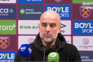 瓜帅：主场战阿森纳会充满信心 哈兰德会找回状态而且会很快