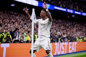 巴西球员欧冠淘汰赛进球榜：维尼修斯居首，内马尔次席，卡卡第三