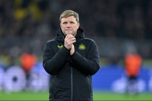 继19年10月热刺之后 纽卡成为第二支在欧冠单场丢7球的英格兰球队