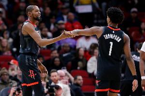 火媒：这无疑是火箭本赛季最佳一战 KD得分超乔丹 阿门补篮绝杀