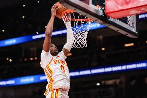 39分大胜灰熊！库明加来到老鹰后 出战时球队的战绩为8胜0负！