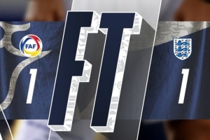 英格兰U21艰难逼平安道尔，里科·刘易斯90分钟点射绝平