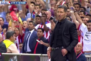 巅峰梅西给对手的压迫力有多大？西蒙尼一秒变脸告诉你！