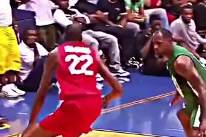 大小王同场竞技！当年野球场詹姆斯KD的对飚！