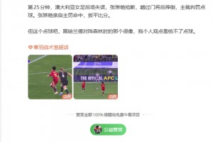 大V博主：但这个点球，跟哈兰德那个很像，个人观点是给不了点球