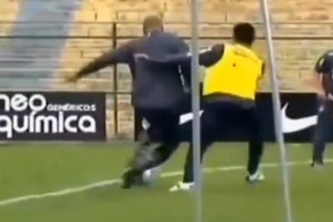 视觉冲击！这是体重超过100公斤的大罗为科林蒂安效力时的画面